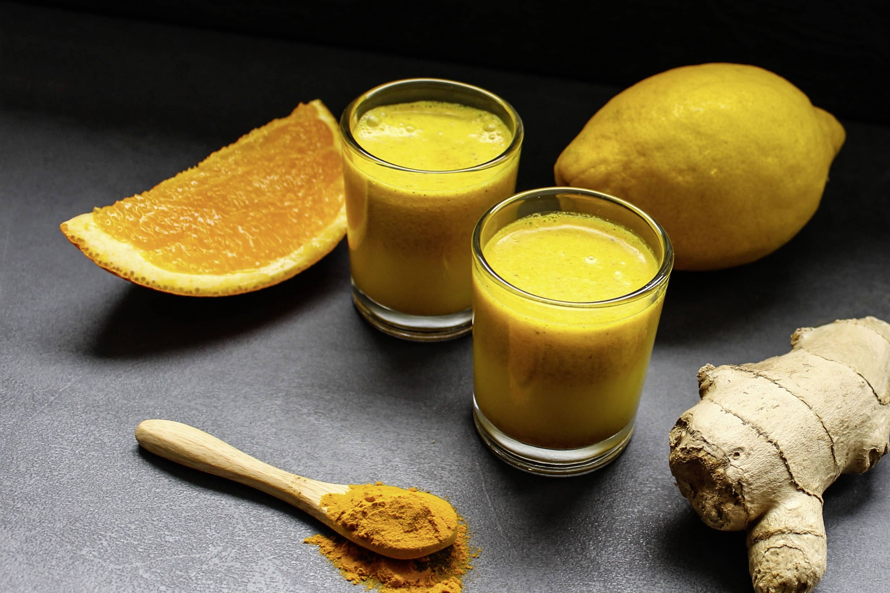 Würziger Curcuma Ingwer Shot Rezept Kotányi