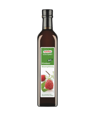 Kotányi Gourmet Bio Himbeer Balsamapfelessig in der 500ml Flasche