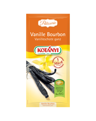 Kotányi Vanille Bourbon Schote ganz im Brief
