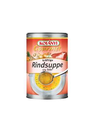 Rindsuppe kraeftig Kotanyi Gourmet 1kg Pappdose 252001