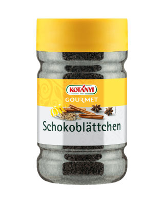 Kotányi Gourmet Schokoblättchen in der 1200ccm Dose