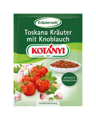 Kotányi Toskana Kräuter mit Knoblauch im Brief