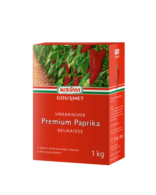 Kotanyi Gourmet Ungarischer Premium Paprika Delikatess 1kg Karton