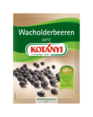 Kotányi Wacholderbeeren ganz im Brief