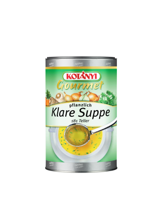 Kotányi Gourmet Klare Suppe pflanzlich in der 1kg Pappdose