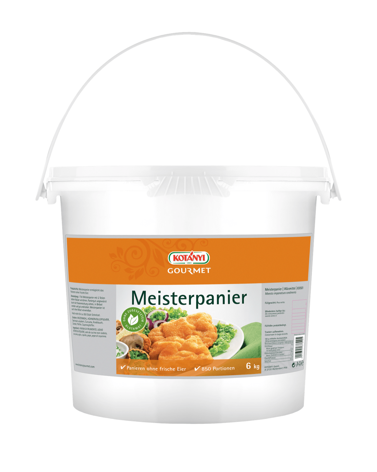 Kotányi Gourmet Meisterpanier im 6kg Eimer