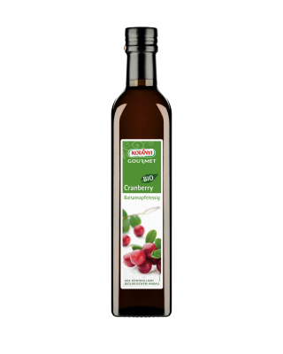 Kotányi Gourmet Bio Cranberry Balsamapfelessig in der 500ml Flasche