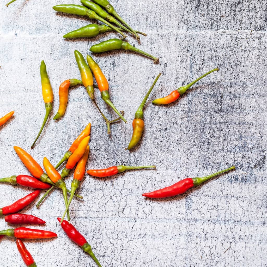 liegende Chilischoten