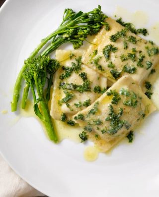 Ravioli mit Thymian gewürzt