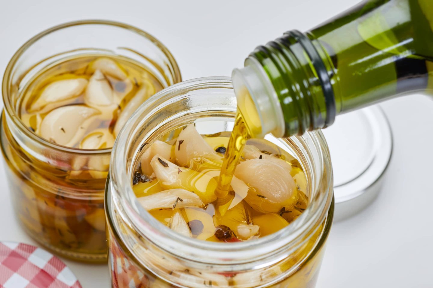 Spiced Pickled Garlic