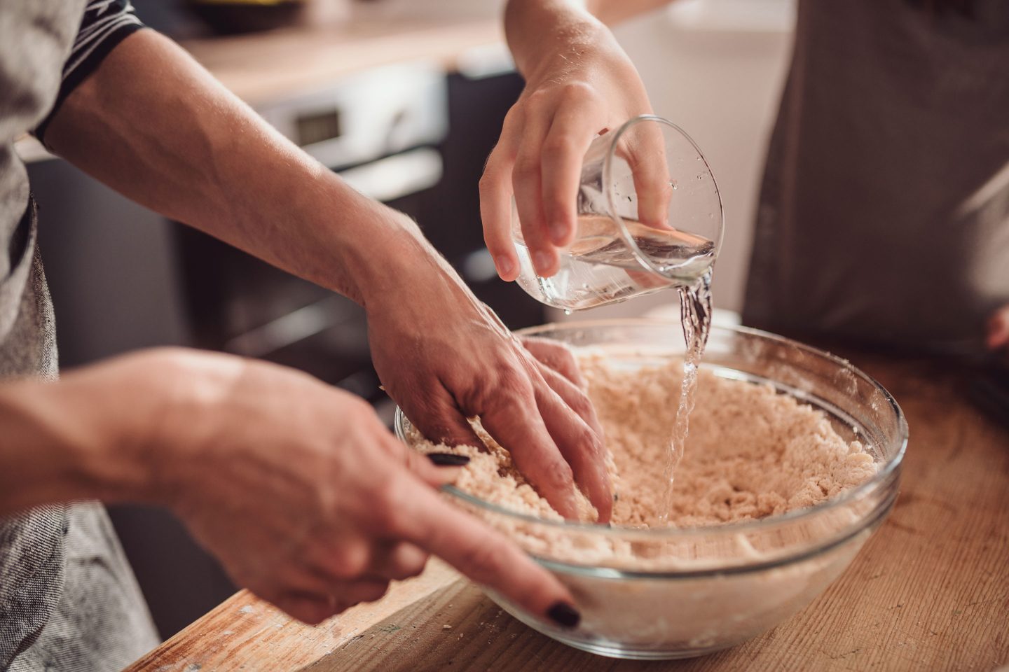 Vegan Backen Wasser