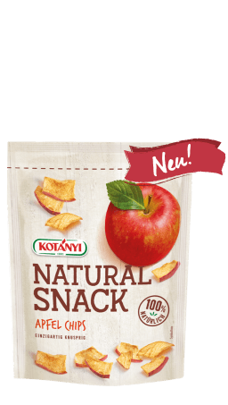 Apfel Chips im Standbeutel