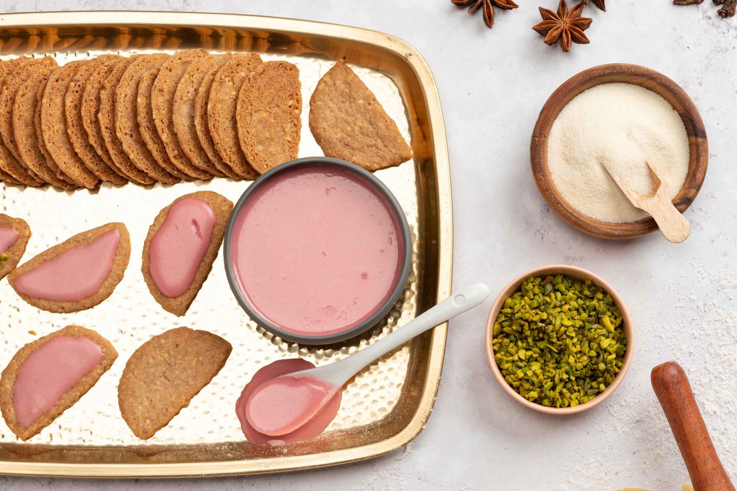 Weihnachtskekse Mit Gluehwein Glasur