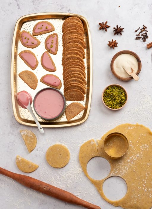 Weihnachtskekse mit Glühwein Glasur sind würzig und fruchtig.