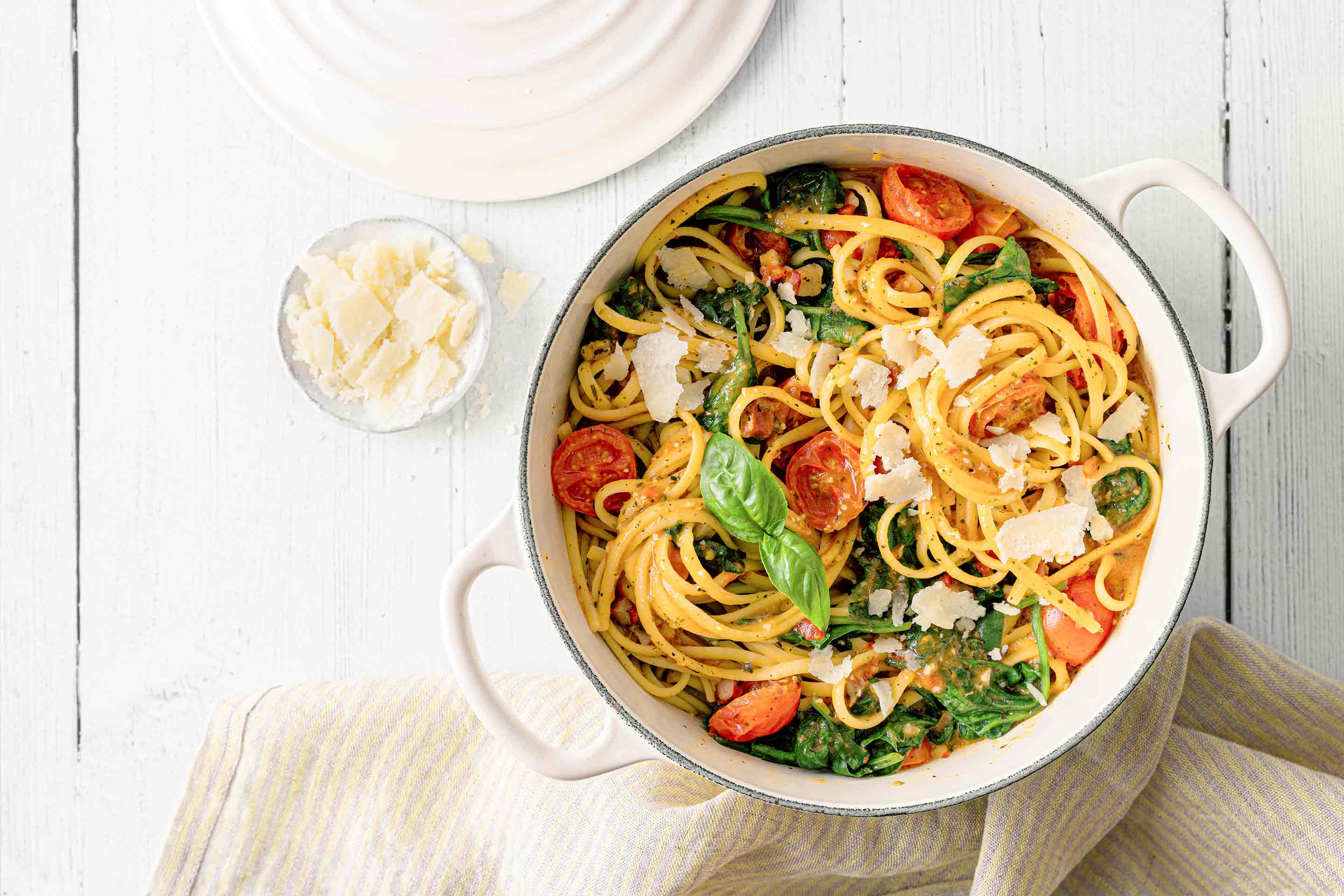 Pasta aus einem Topf mit der Quick & Easy One Pot Pasta Gewürzzubereitung.