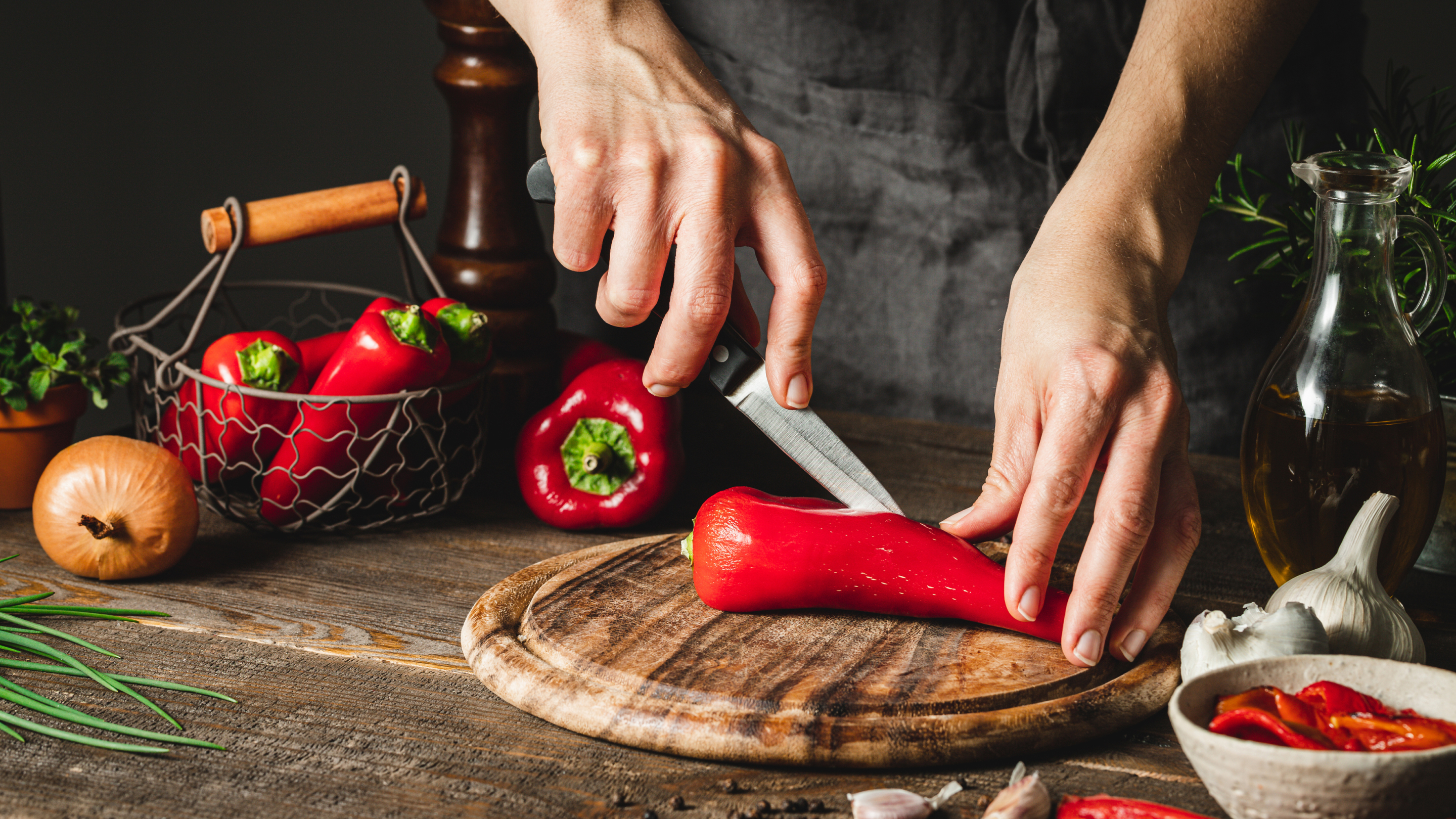 Kochen mit spicy Zutaten