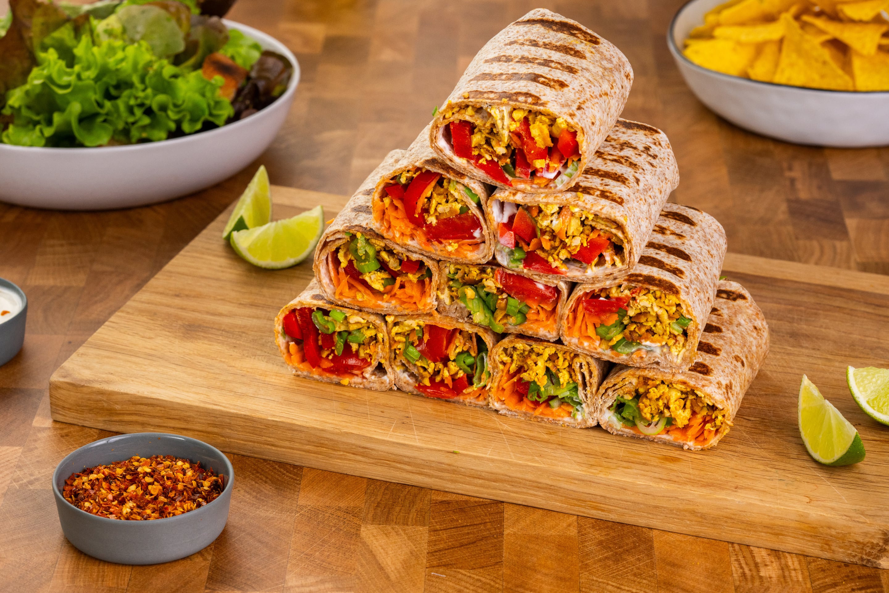 Shredded Tofu Wraps Landing Page Min
