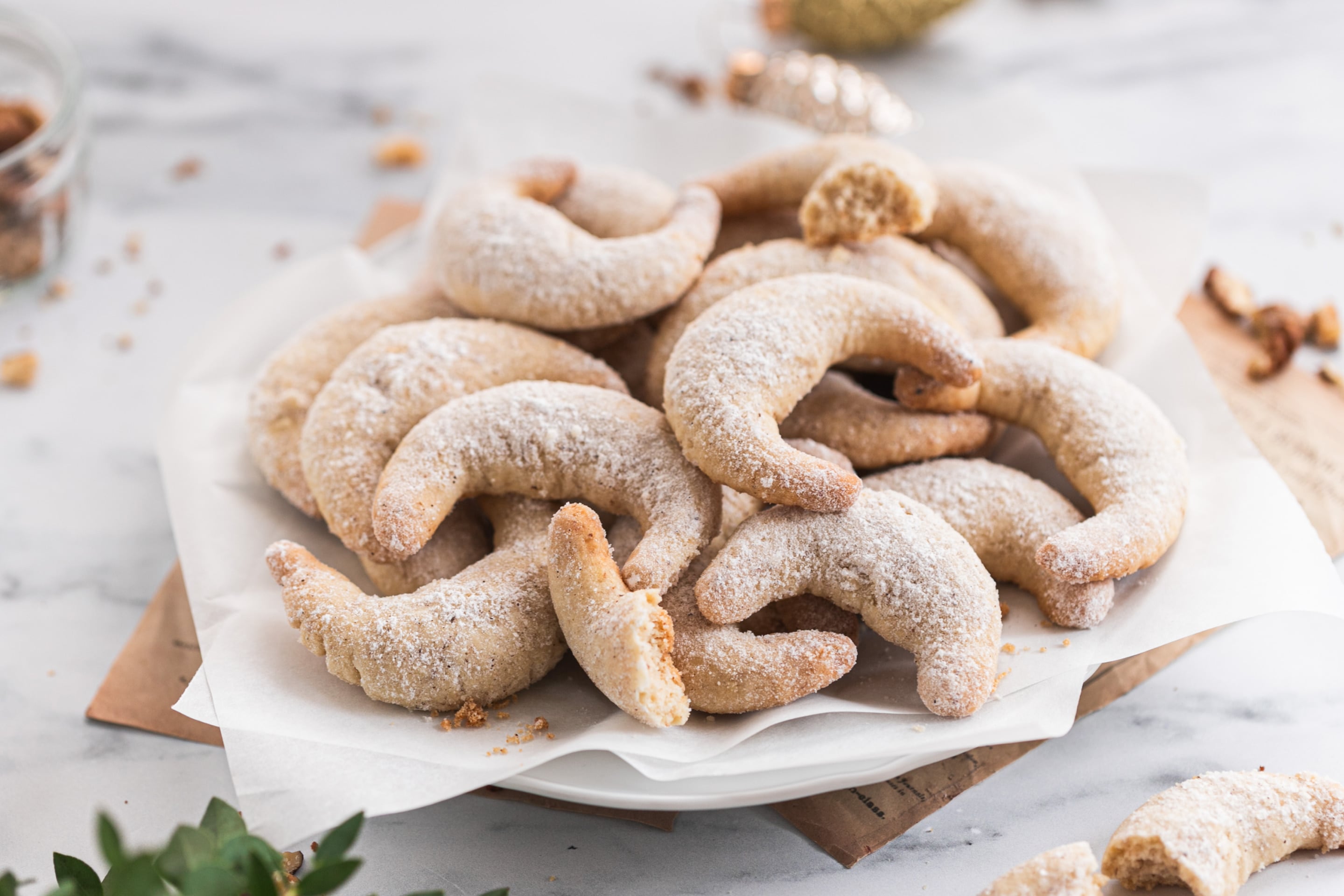 Vanilla Crescent Cookies Min